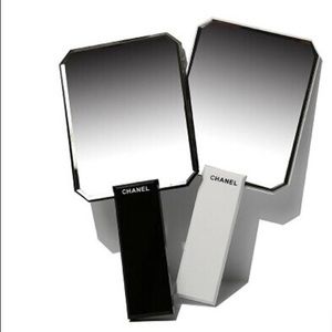 Black Acrylic Handheld mirror